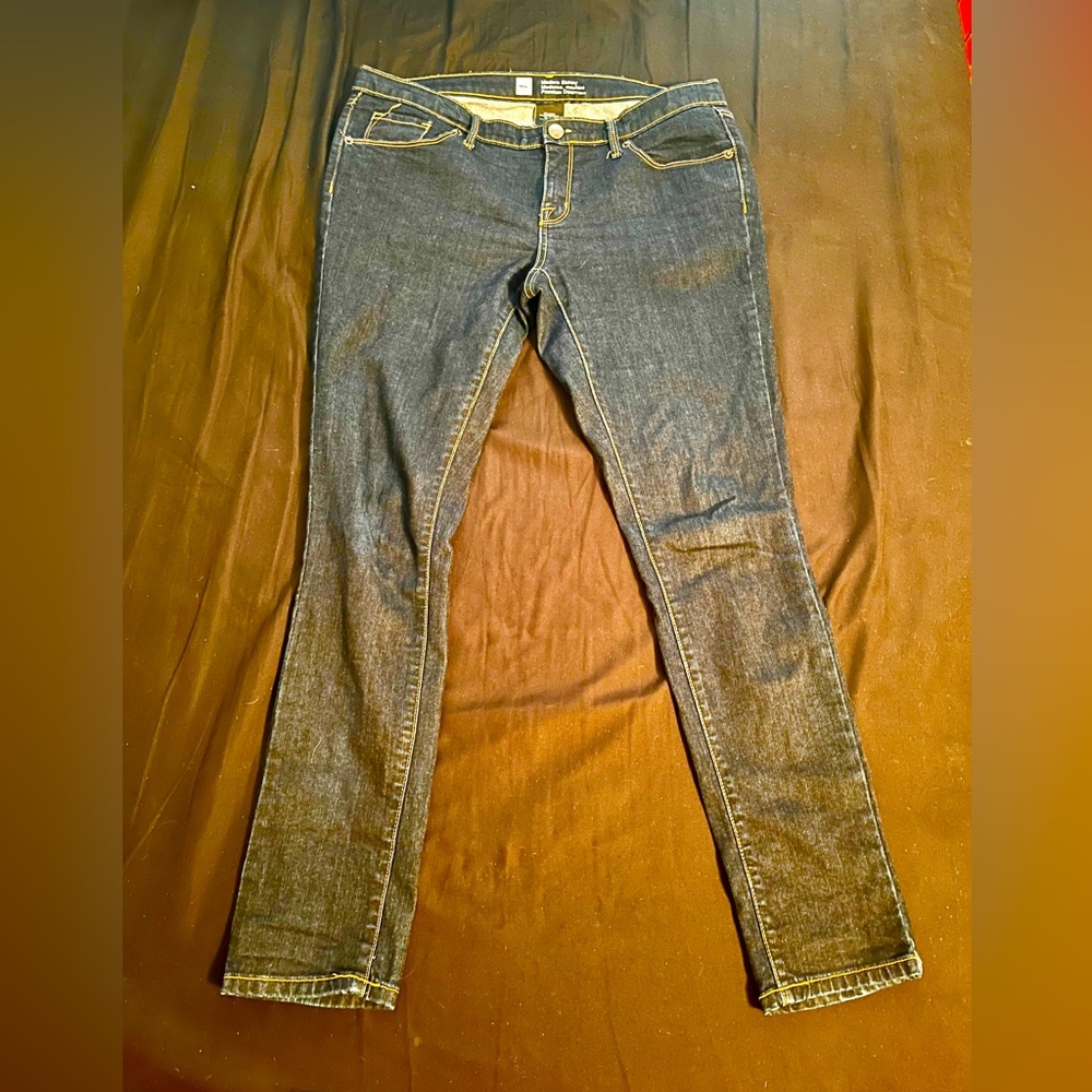 Mossimo Dark Wash Jeans Modern Skinny 12 R